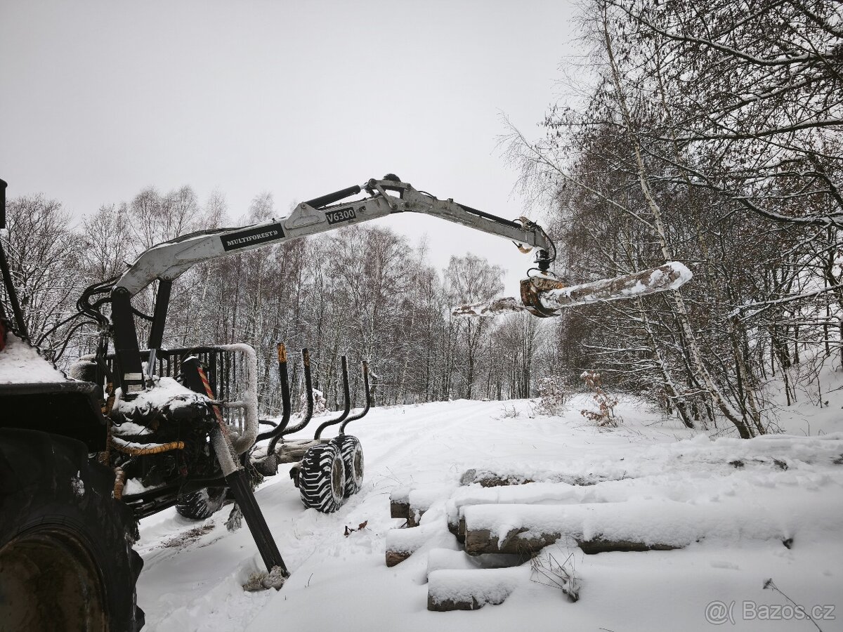 Zetor Crystal 8045 + vyvážečka trejon multiforest MF 80 - 7