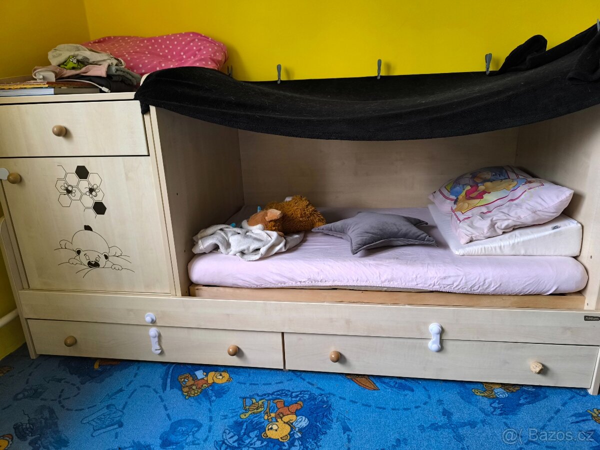 Dětská postýlka (pro kojence ale i větší dítě) - 7