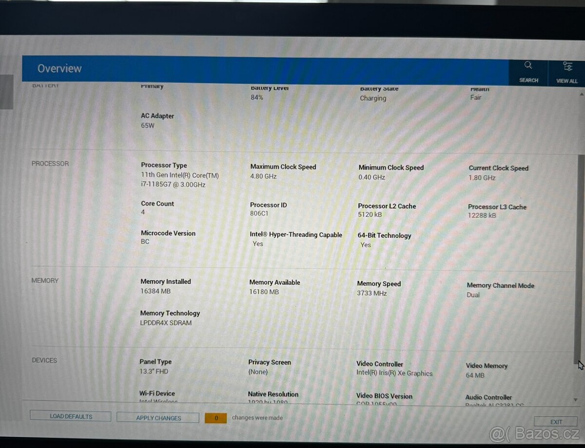 Notebook 13,3” Dell Latitude 7320 (Roční ProSupport) - 7