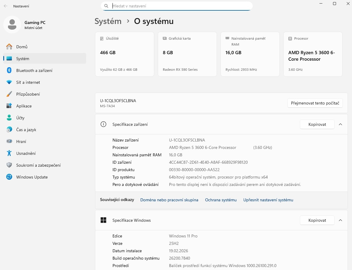 🚀 HERNÍ PC RYZEN 5 3600, 16GB RAM, RX 590 NITRO+, SSD 🚀 - 7