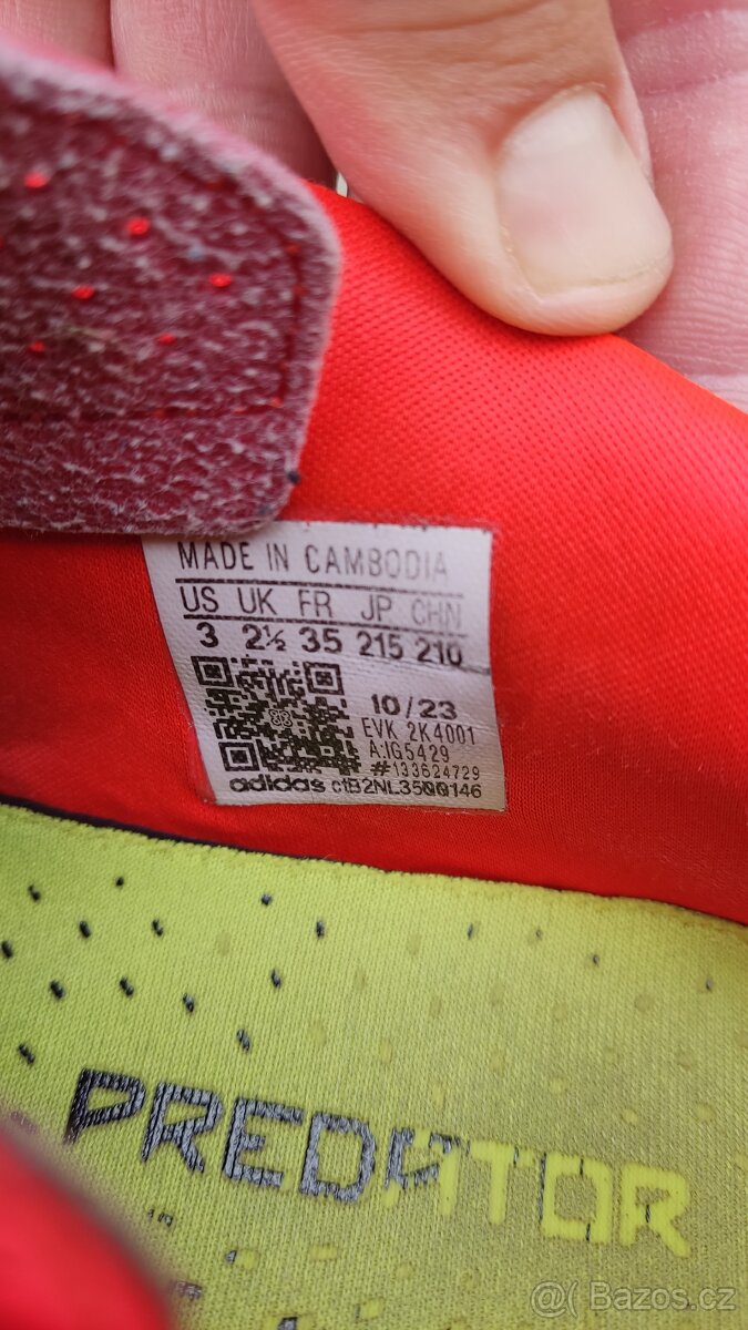 Kopačky Adidas Predator dětské 35 - 7