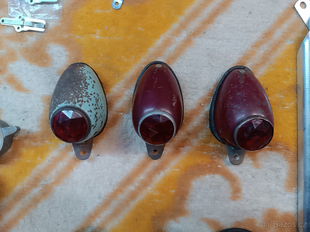 Klakson Jawa,škoda Tudor,gaz,sytič,pastorek náhonu,svetlo - 7