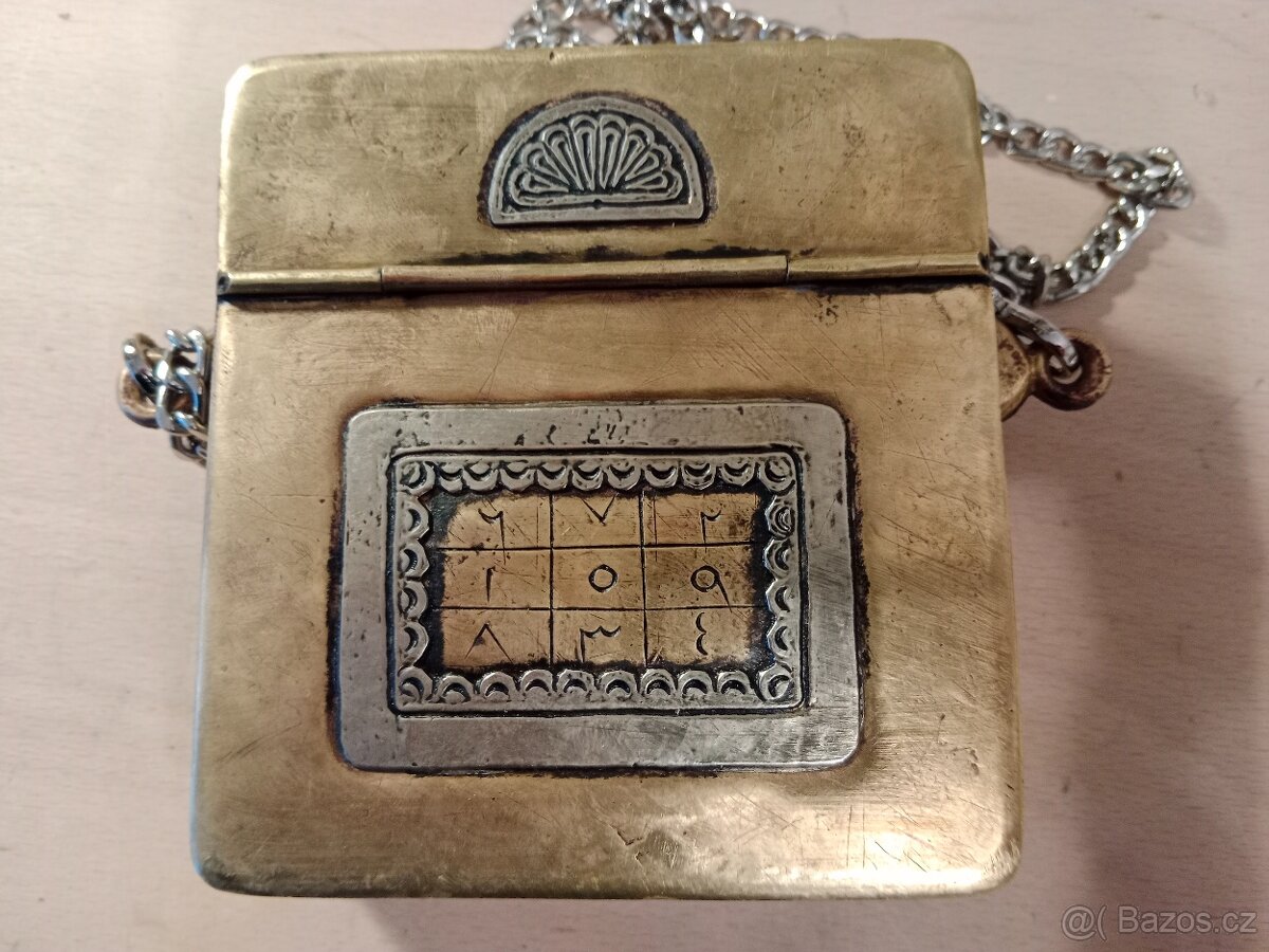 Nádherná, starožitná, marokánská krabička sleva na1990 - 7