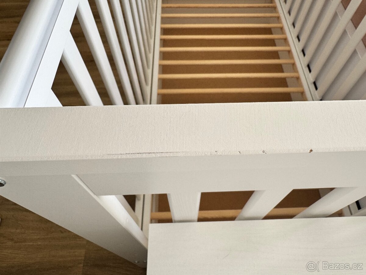 Bila postylka se suplikem a antialergickou matraci - 7