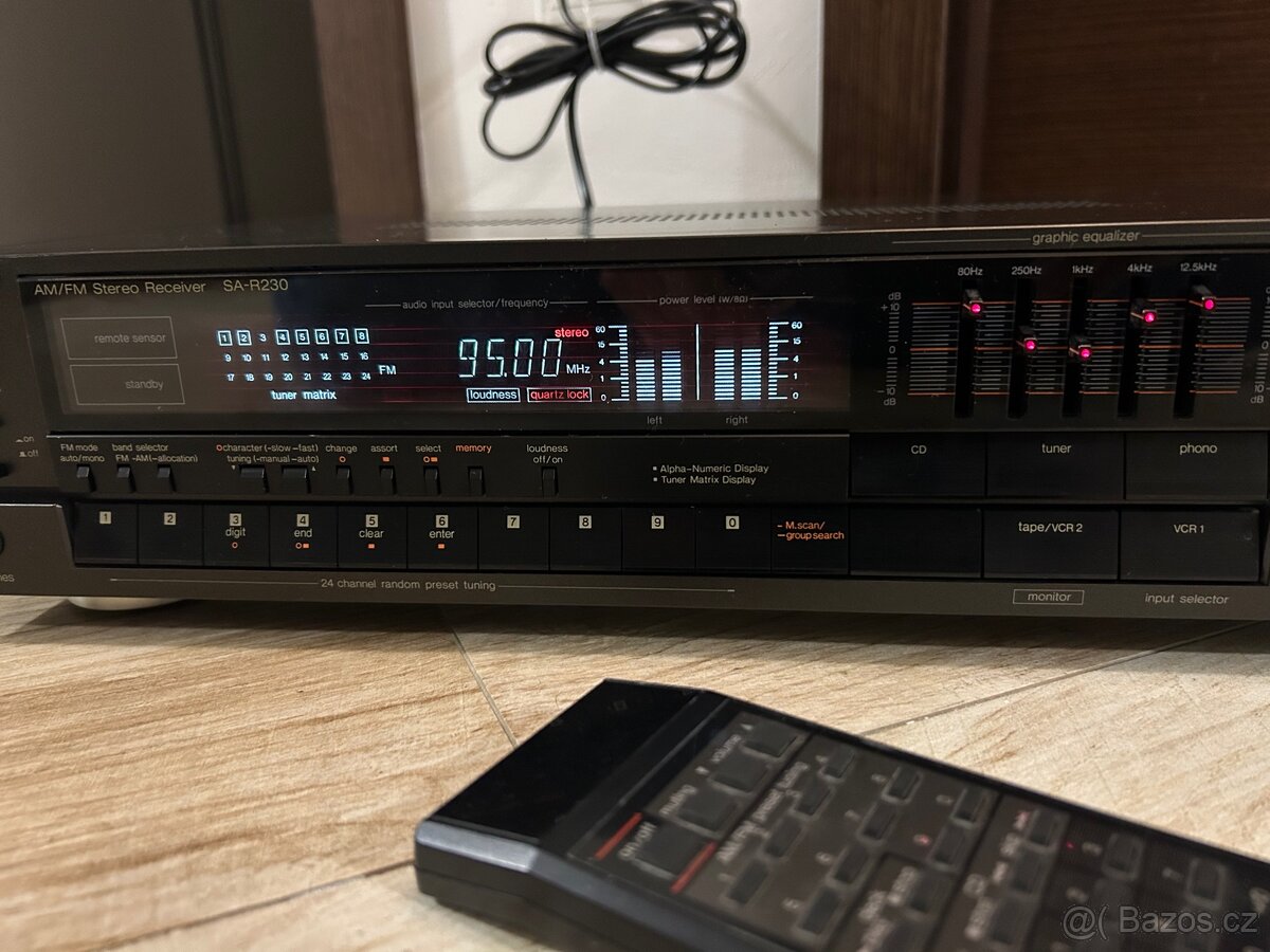 Technics SA-R230 Stereo Receiver FM/AM vč. DO - 7