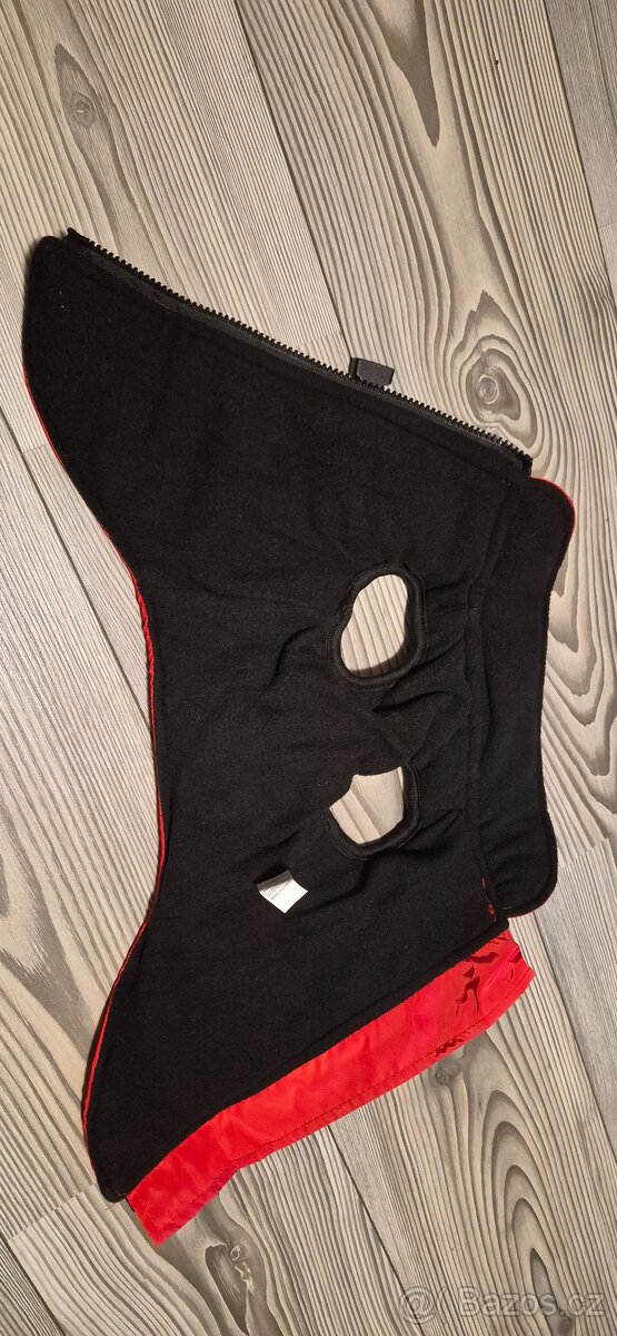 Zimní bundička pro psa,vespod fleesová,teplá,vel.M - 7