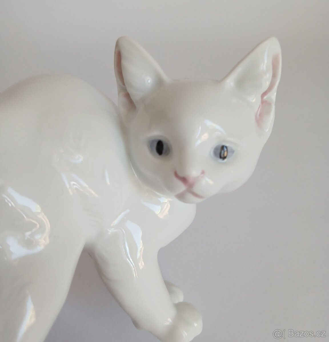 Starožitná porcelánová kočka Rosenthal - 7