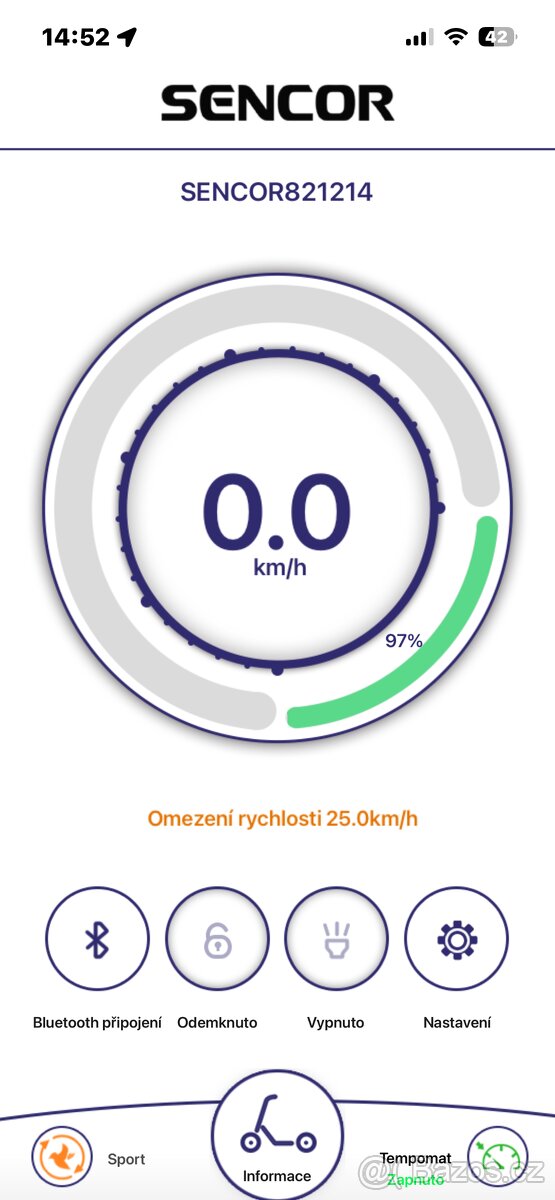 Elektrická koloběžka Sencor - 7