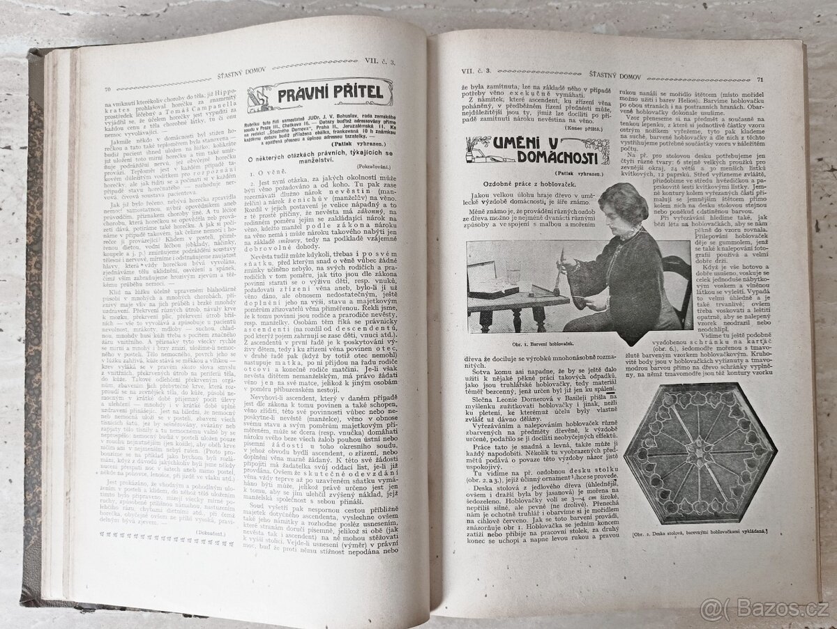 Časopisy ŠŤASTNÝ DOMOV, Rakousko-Uhersko, ročník 1911 - 7