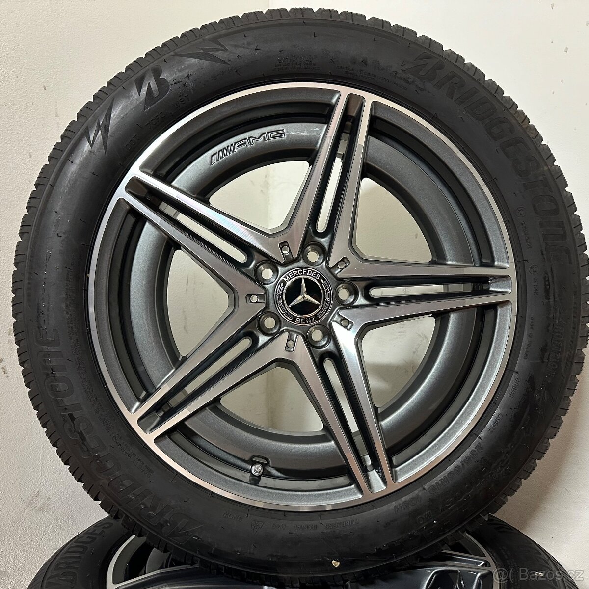 MERCEDES EQC AMG 5x112 R19 ET34+ZIMNÍ 235/55R19 7mm - 7