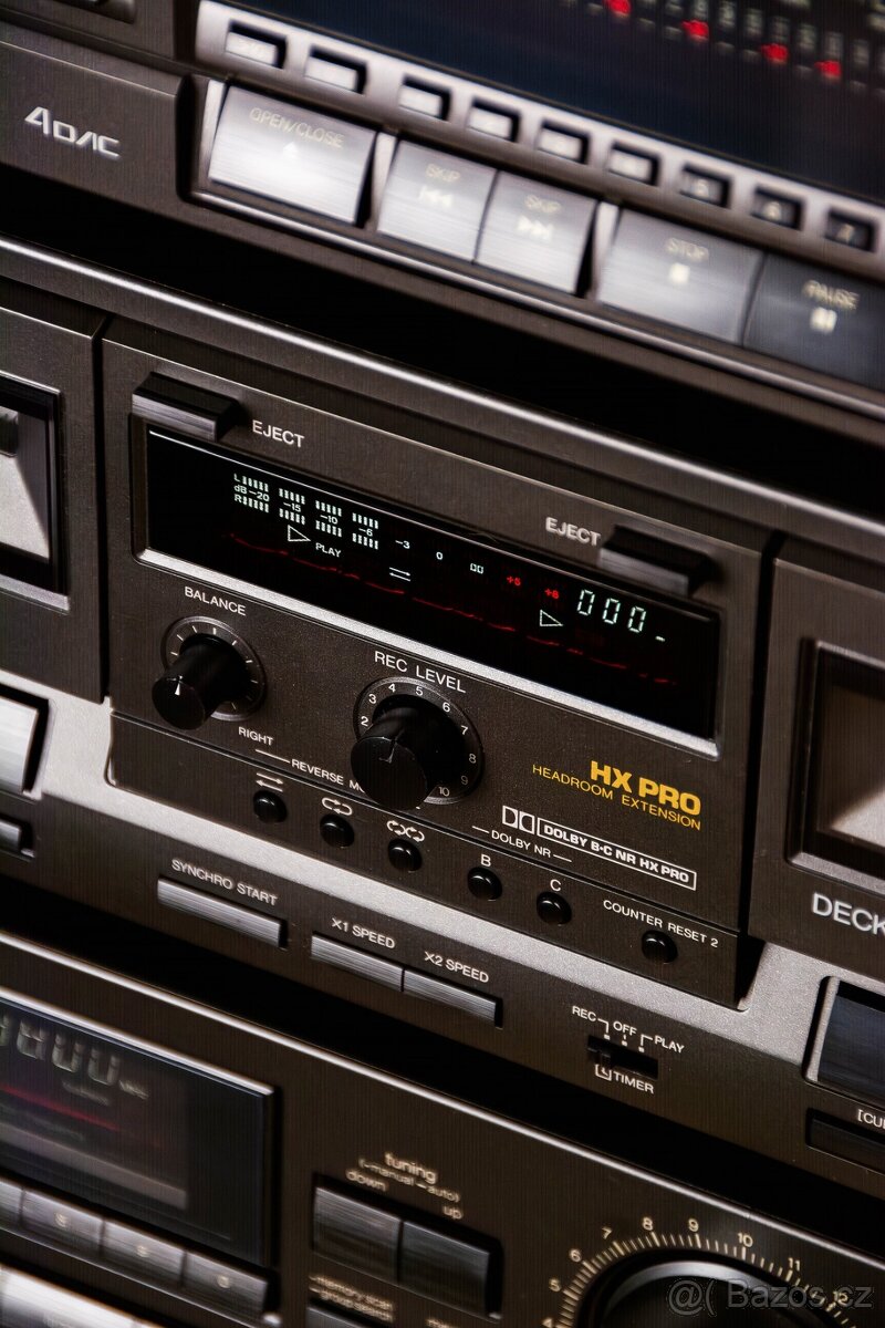 TECHNICS /sestava japonských komponentů + originál skříňka - 7