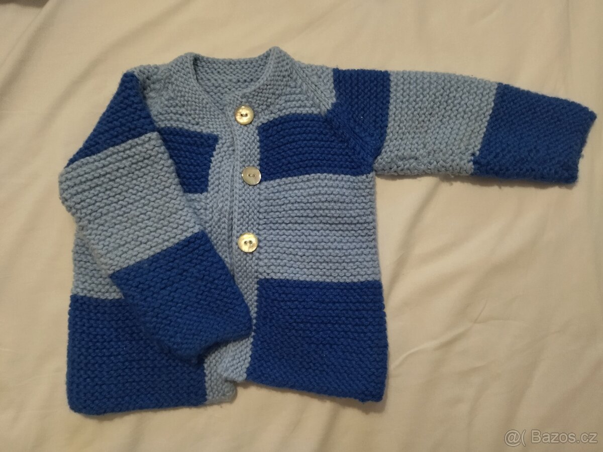 Ručně pletené svetříky vel.98/104 - 7