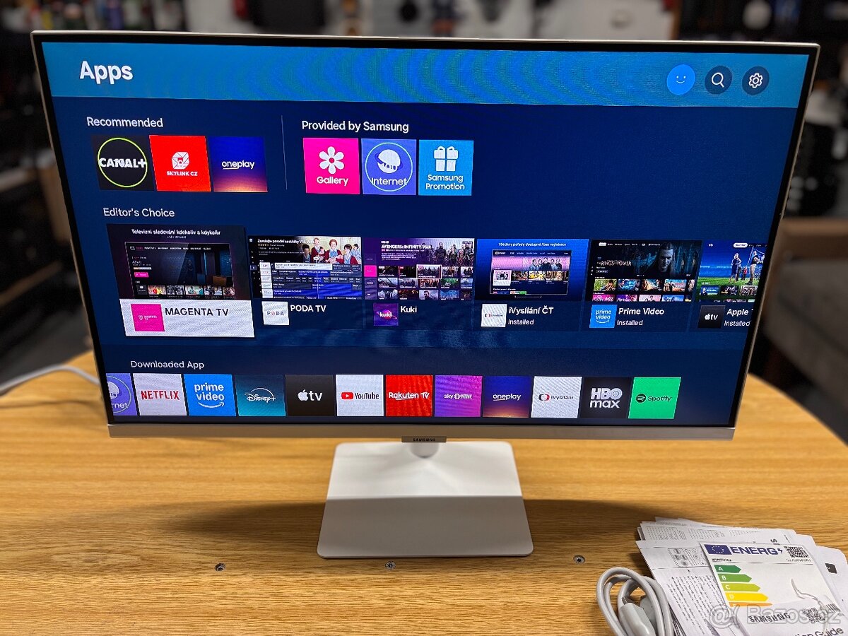 27" Samsung Smart Monitor / televize M50C Bílá - 7