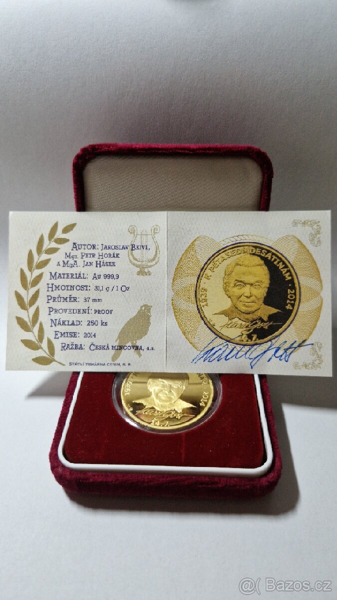 Zlatá uncová medaile Karel Gott 2013 - 7