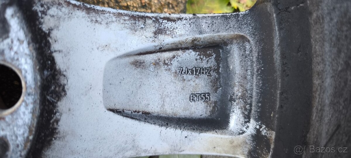 Sada orig.alu kol Ford S-Max 7Jx17H2ET55 5x108,nové ventilky - 7