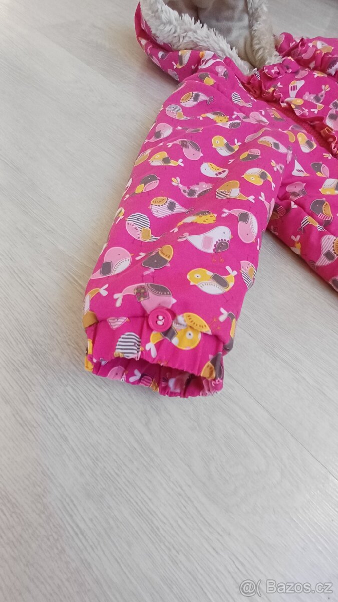 Krásná zimní kombinéza pro holčičku - 7