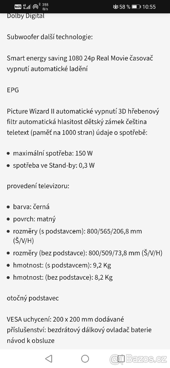 LCD TV LG 32LD350 81 cm - 7