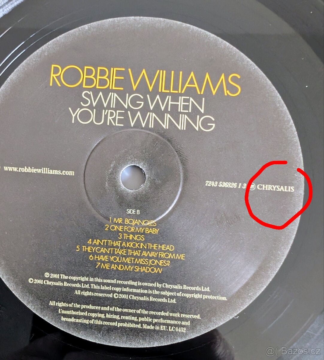 Lp Swing When You're Winning - Robbie Williams - 7