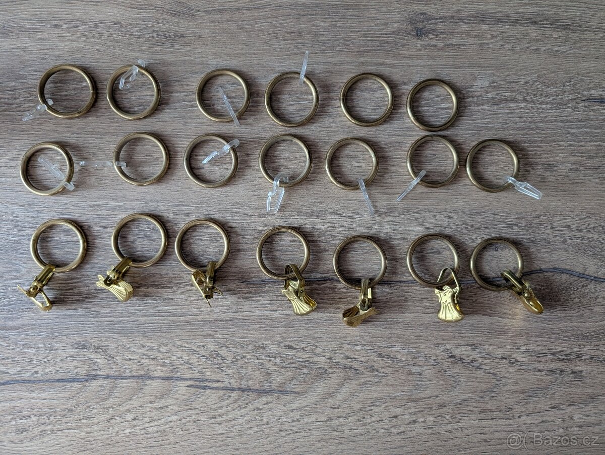 Kovová garnýž - mosaz 120 cm - 7