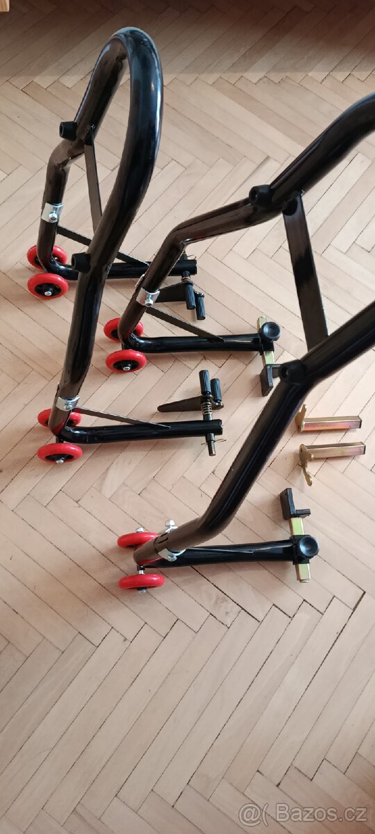 Zvedák,stojan na motorku sada přední+zadní/předání celá ČR - 7