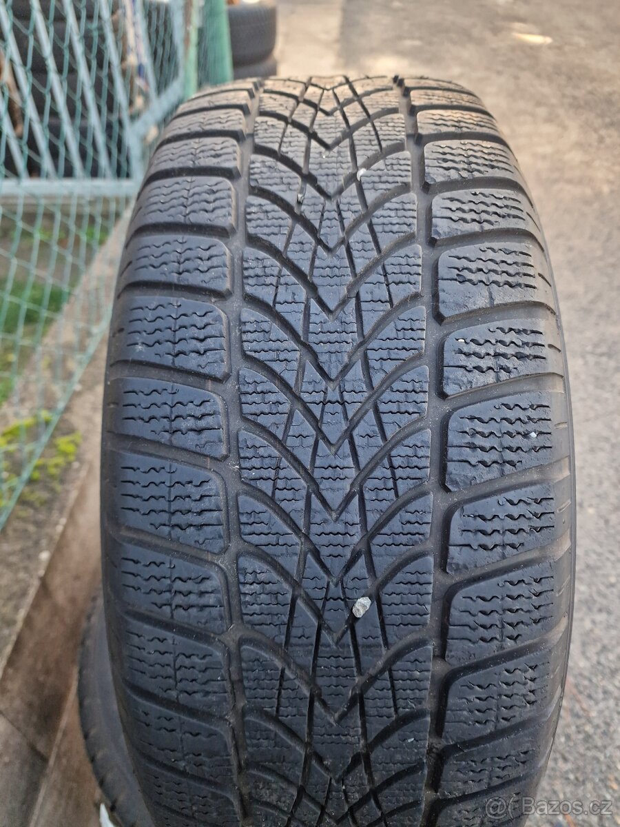 225/55/16 Zimní Alu kola Originál BMW 5x120 - 7