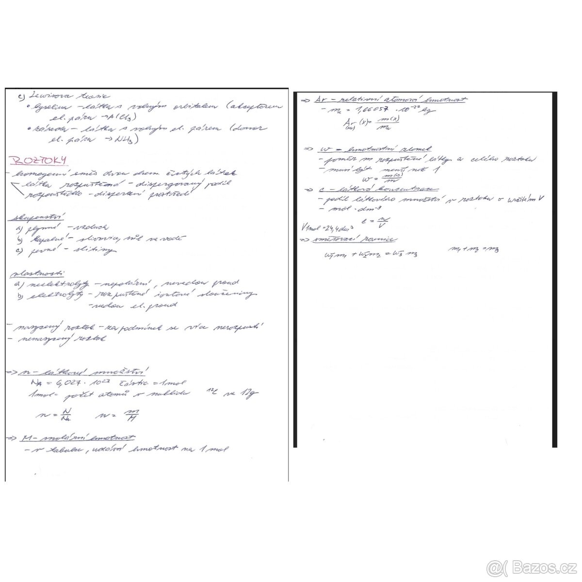 Maturitní otázky - chemie - 7