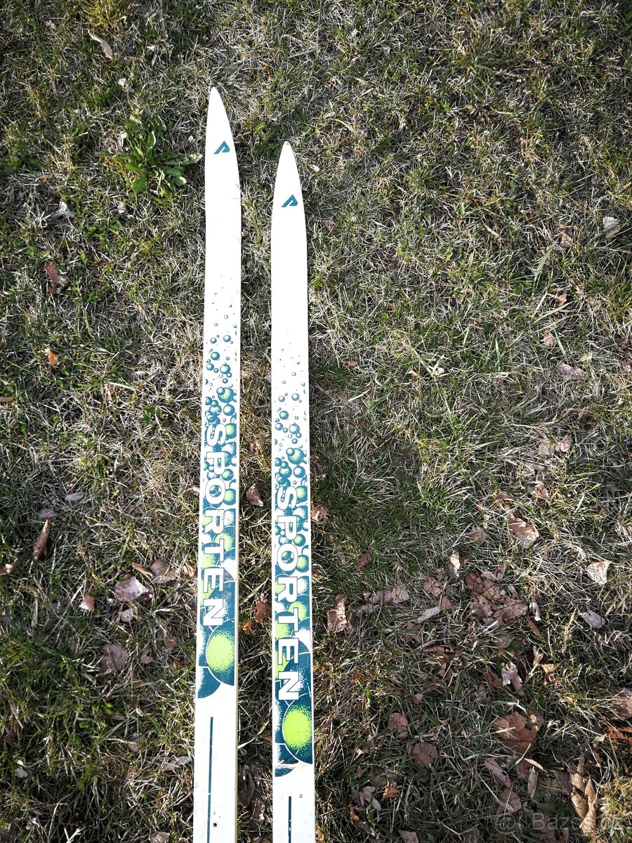 Běžky 180-210cm, hůlky, vázání 75mm Nordic Norm - 7