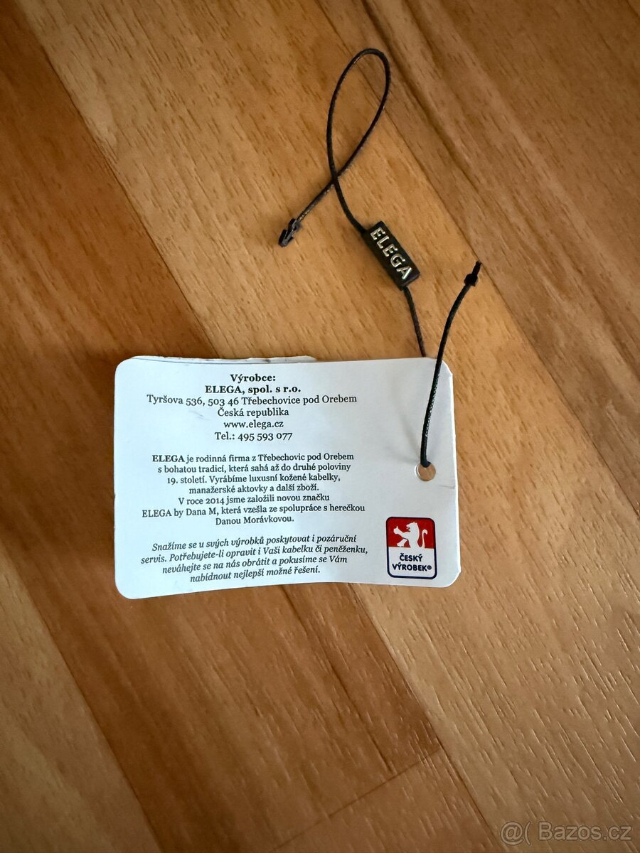 Nová kožená kabelka ELEGA Managery - 7