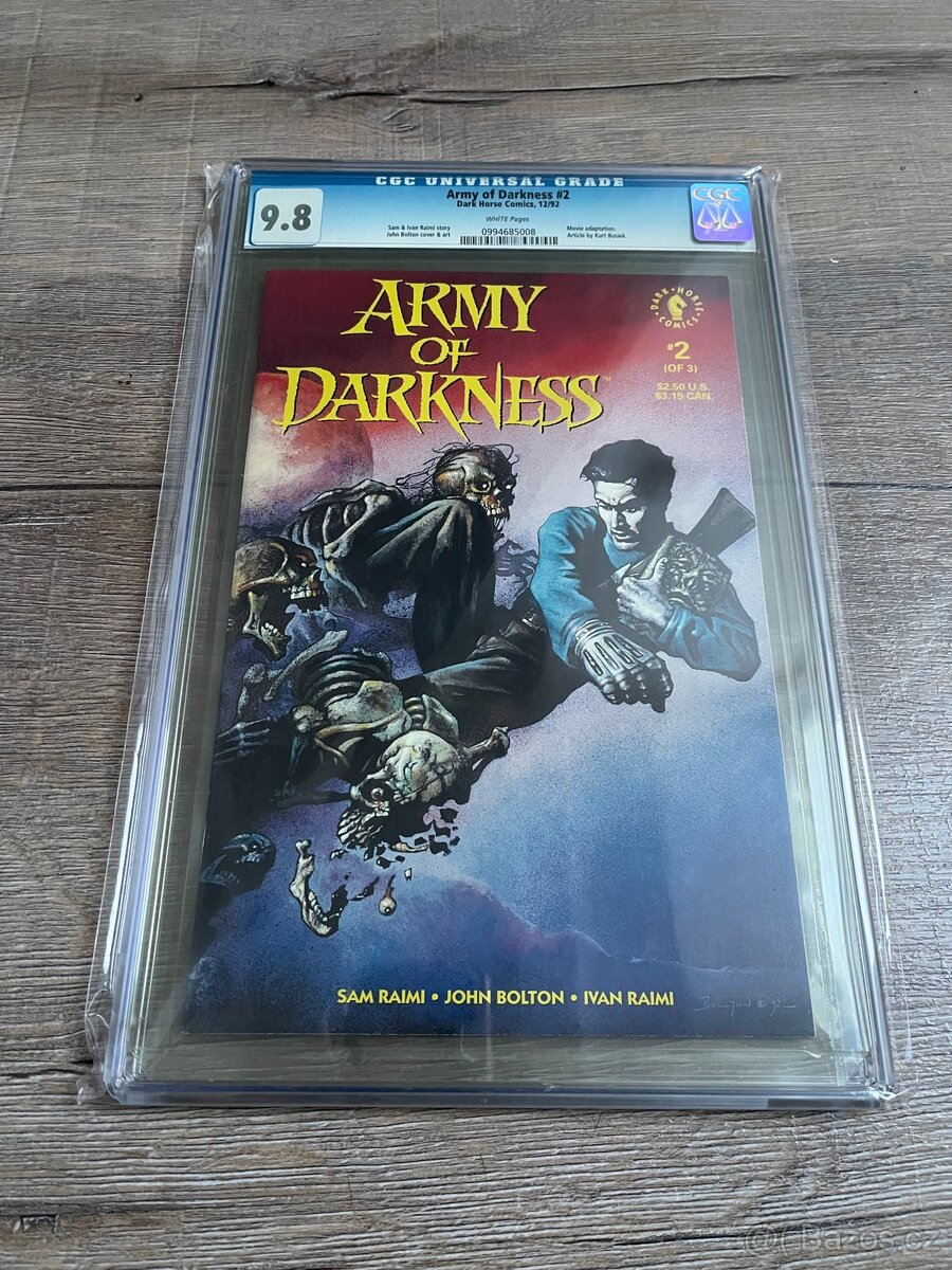 Série Army of Darkness #1-3 CGC 9.8 - podpis John Bolton - 7