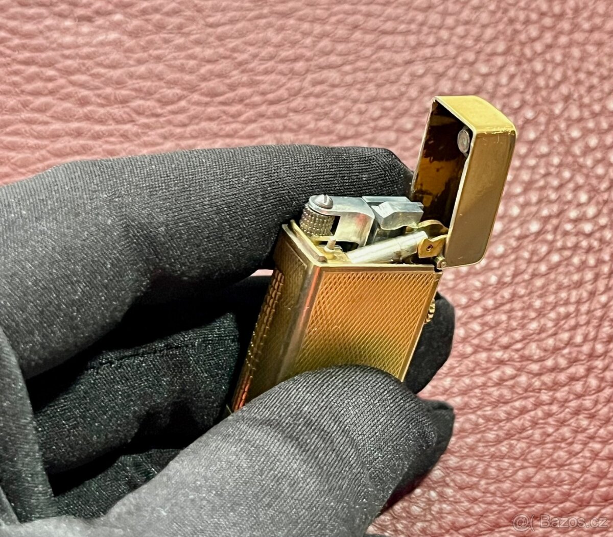 🔥 Dunhill Rollagas Zapalovač 60' léta, vzor Barley 🇨🇭 - 7