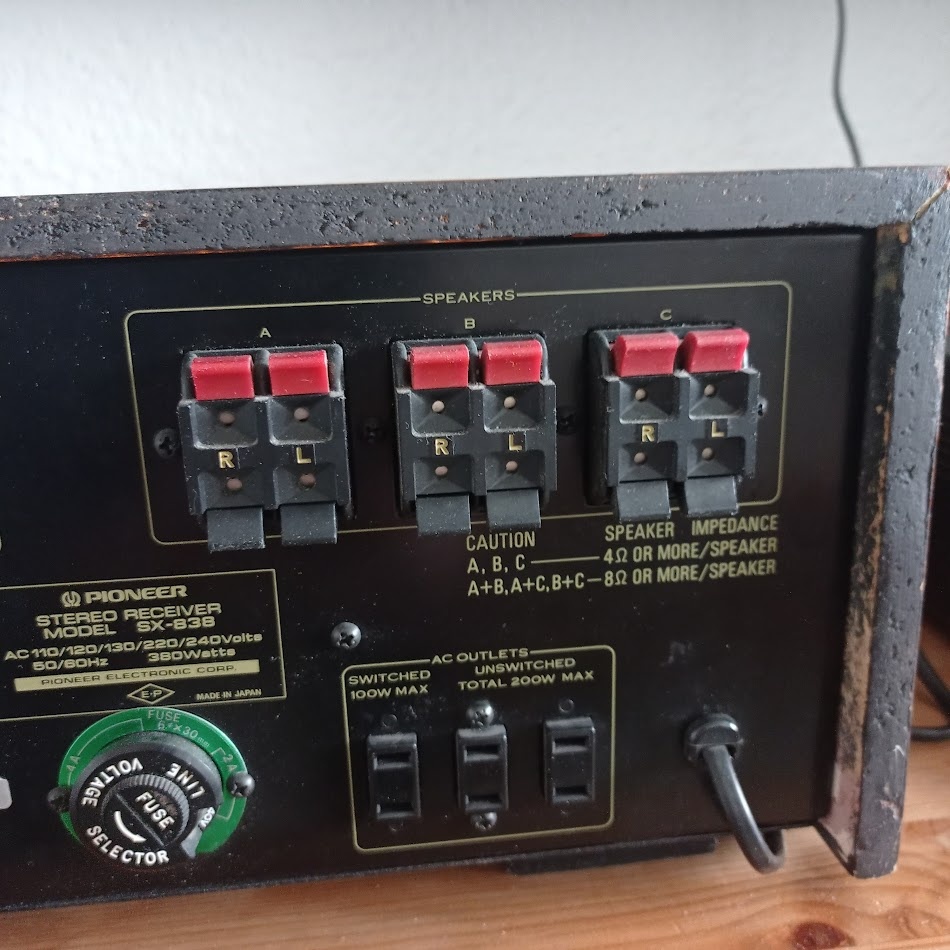 Receiver Pioneer SX-838 - 7