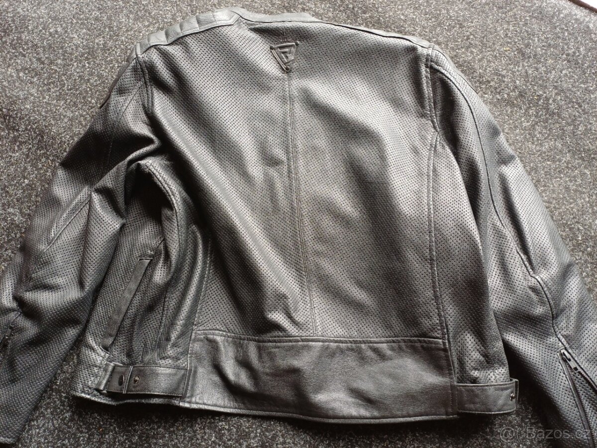 Perforovaná kožená bunda Rebelhorn - 7