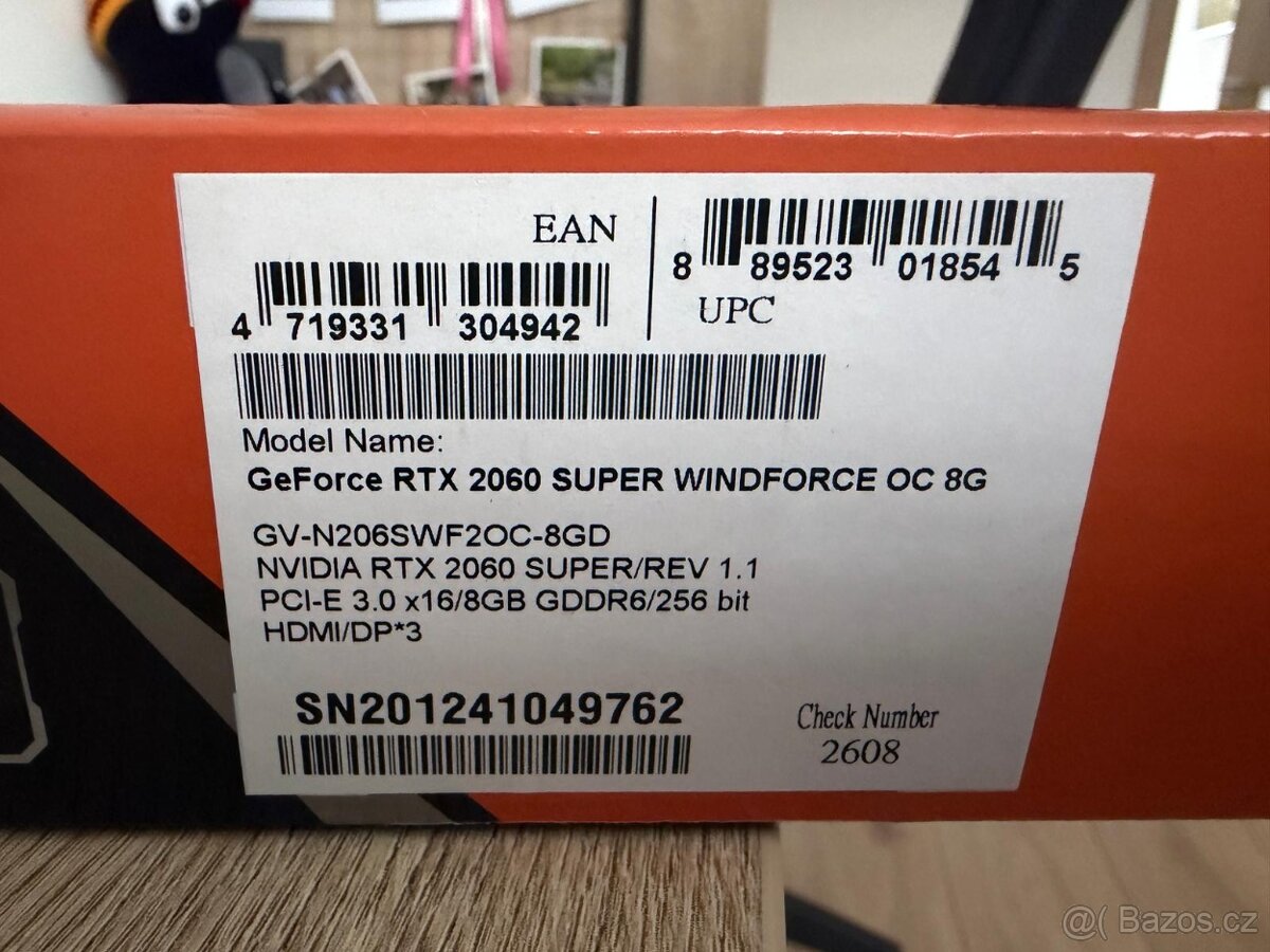 Gigabyte rtx 2060 super windforce oc 8g - 7