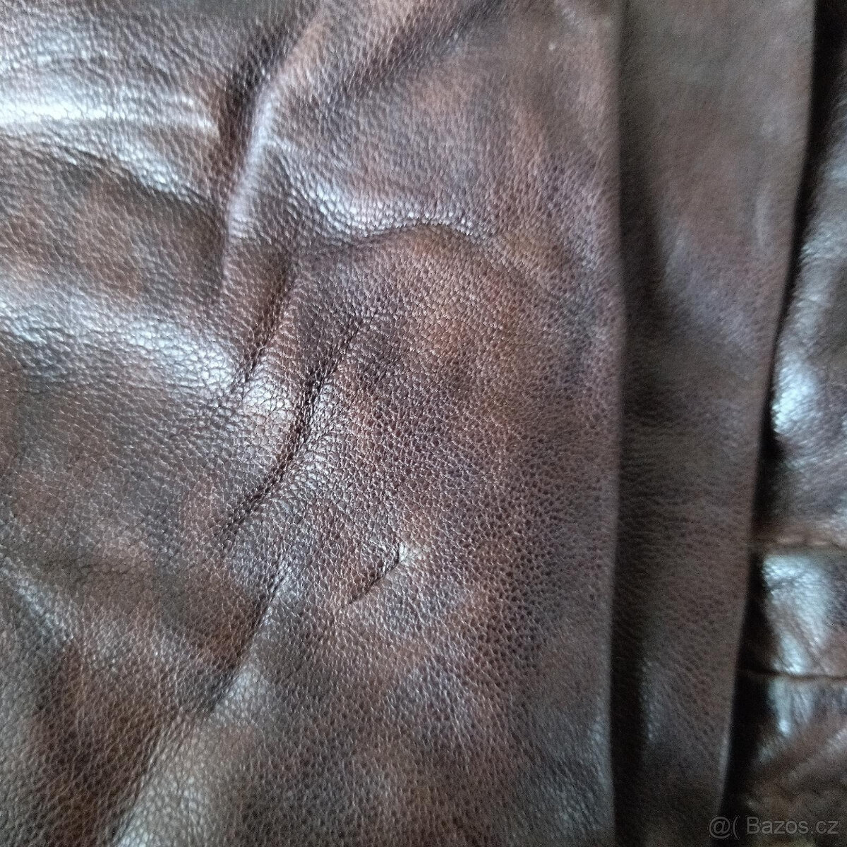 Bertoni delší pánská kožená bunda vel XL - 7