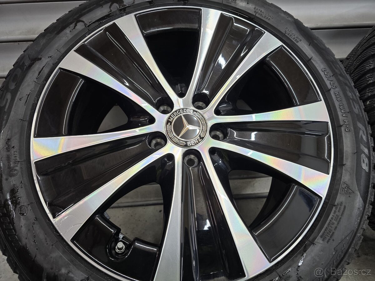 Zimní ALU kola Mercedes E-class 5x112 R18 - 7