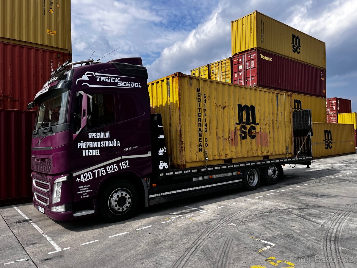 Přeprava doprava strojů - 7