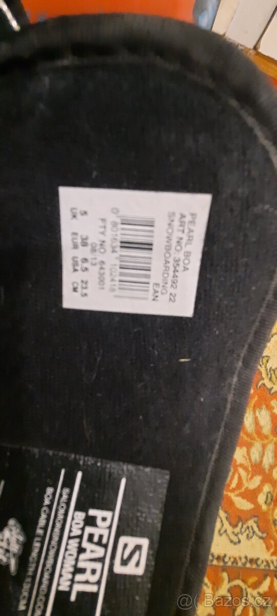 Snowboard Nitro 132 cm + boty Salomon - 7