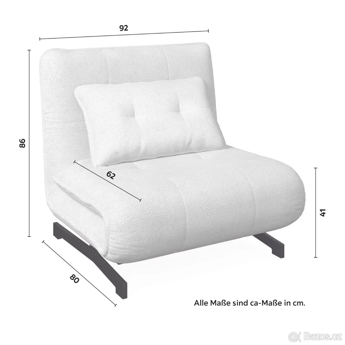 Rozkládací křeslo na spaní - 7