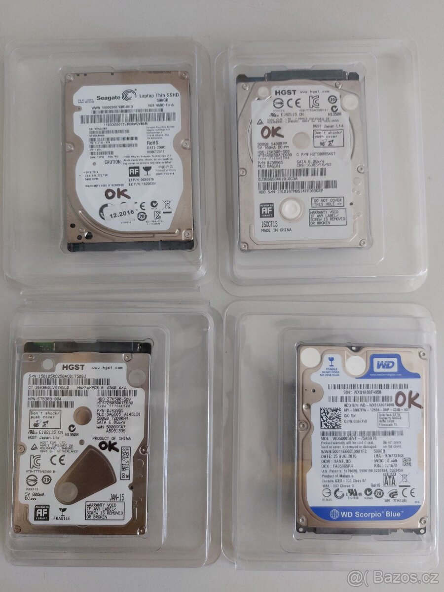 HDD disky, 100% funkcni 60,80,100,160,320,500 GB - 7
