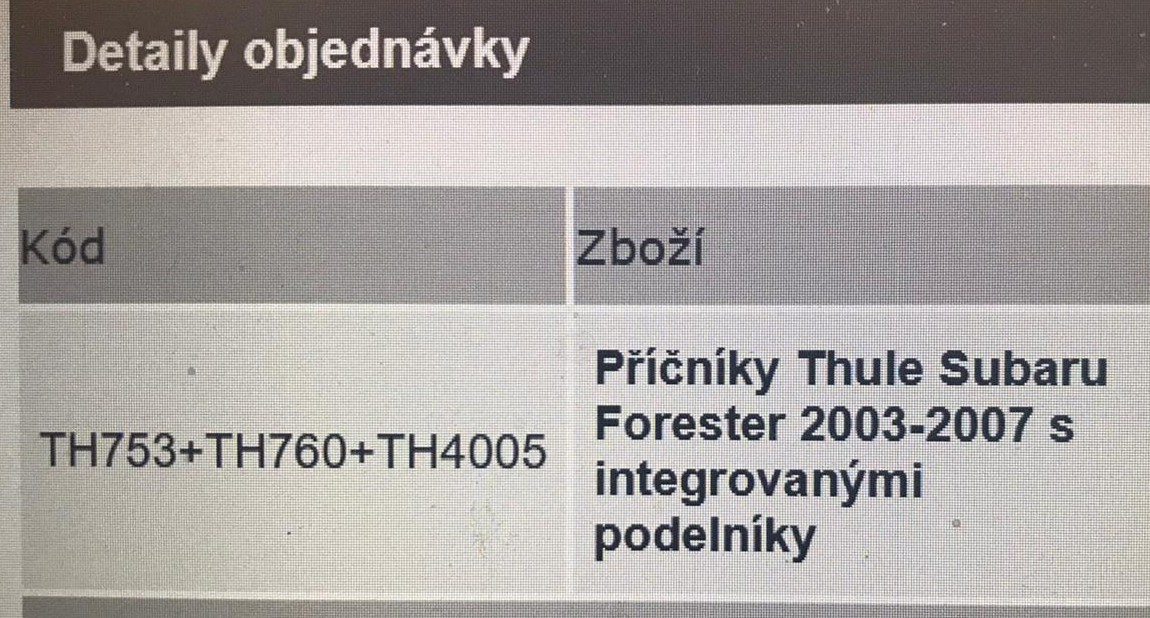 Příčníky Subaru Forester 2003-2007 - 7