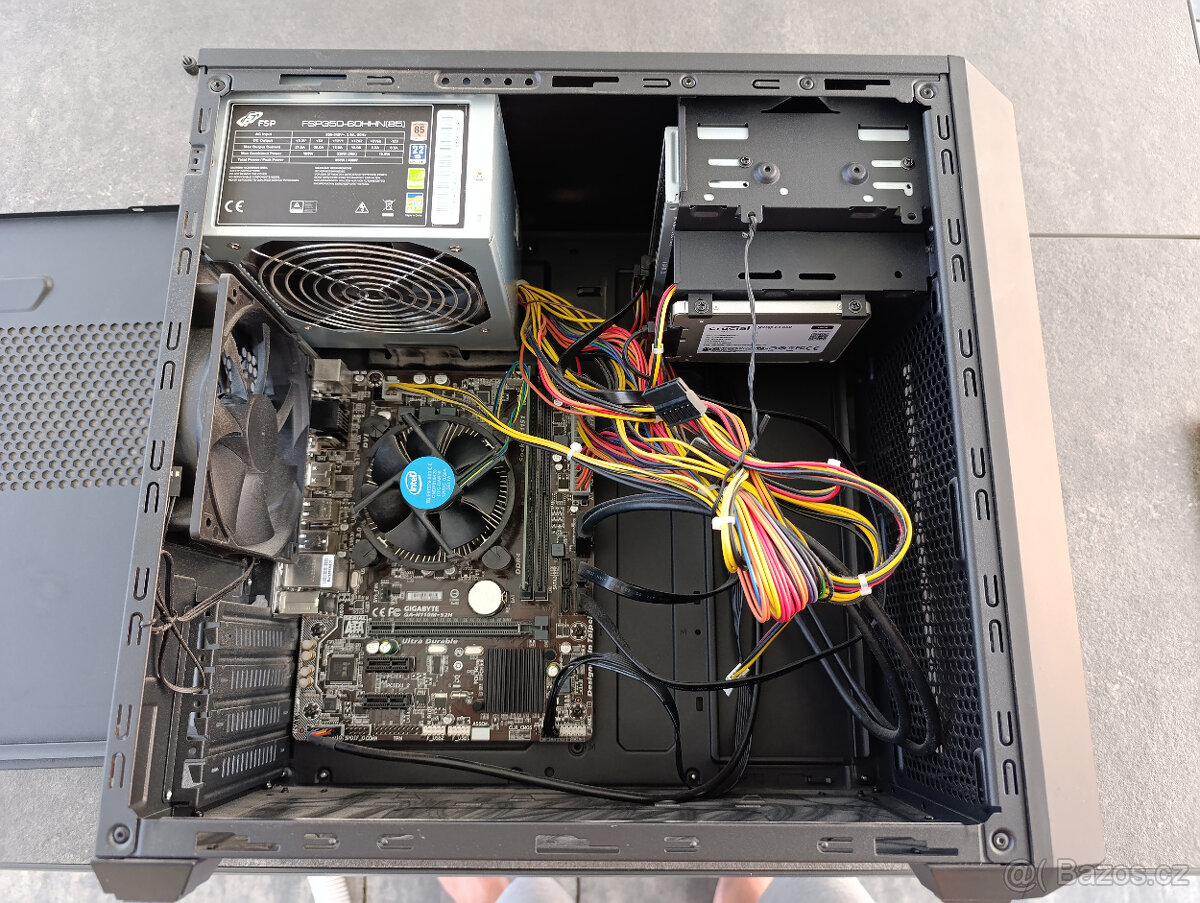 CPU Intel i3 - i5, SSD Disky, 4GB - 8GB RAM CoolerMaster + - 7
