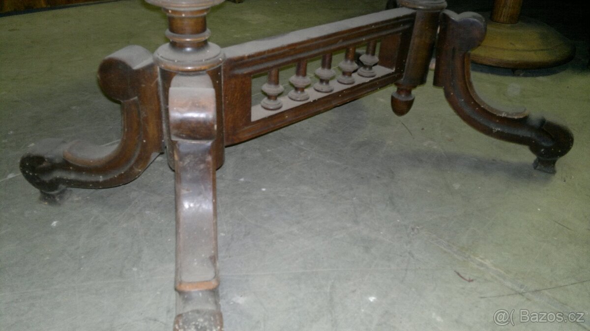 starožitný jídelní či konferenční stůl - 7