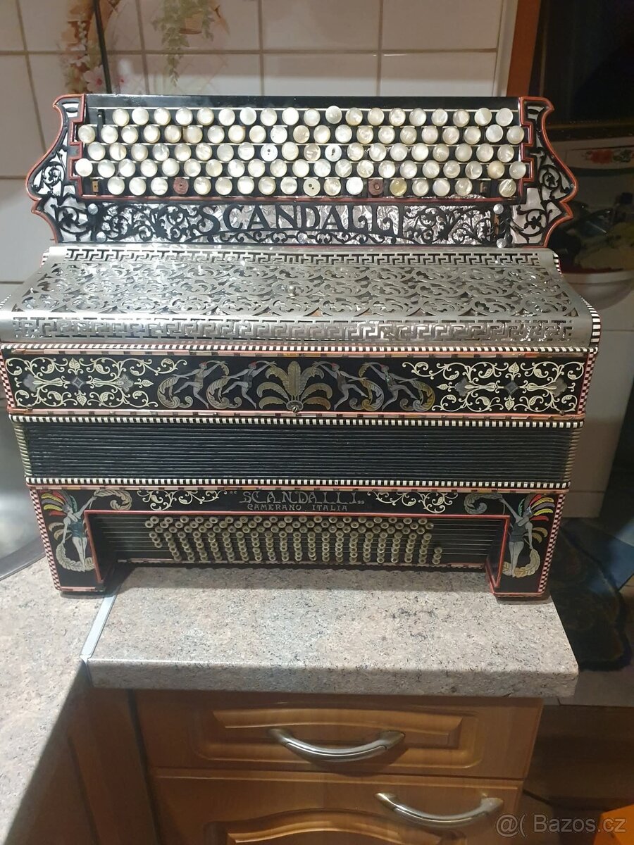 Knoflíková harmonika Scandalli - 7