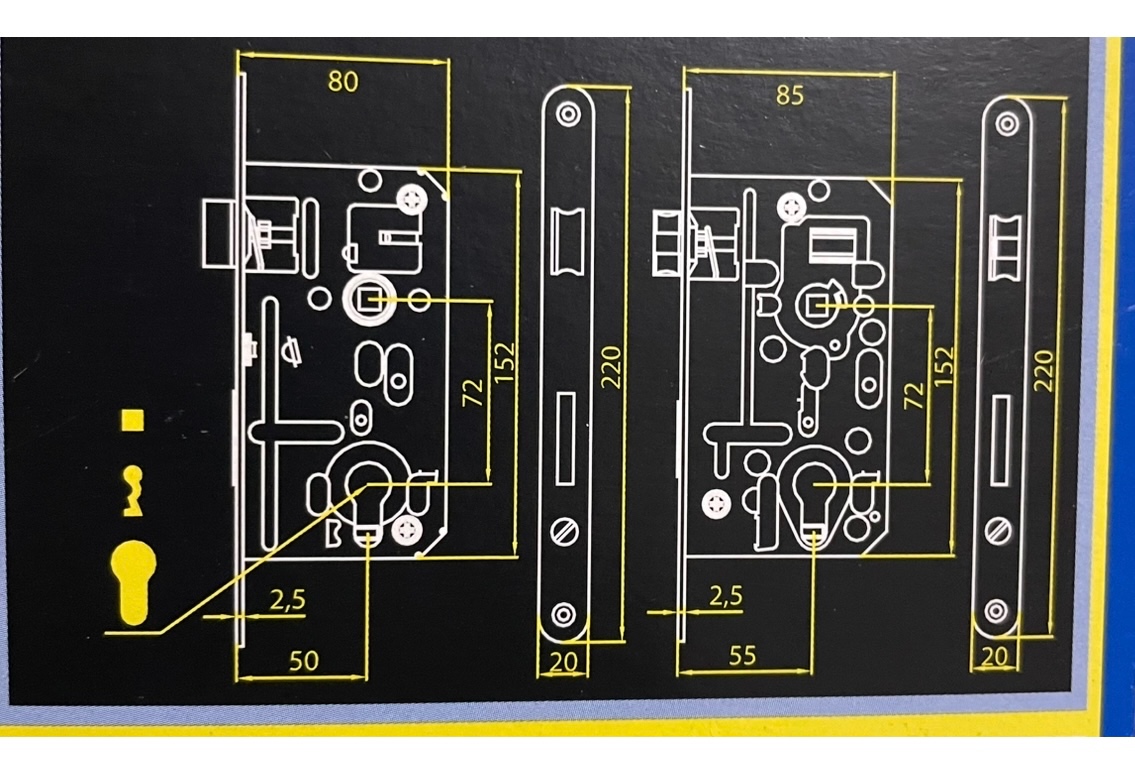 Zadlabací zámek - 7