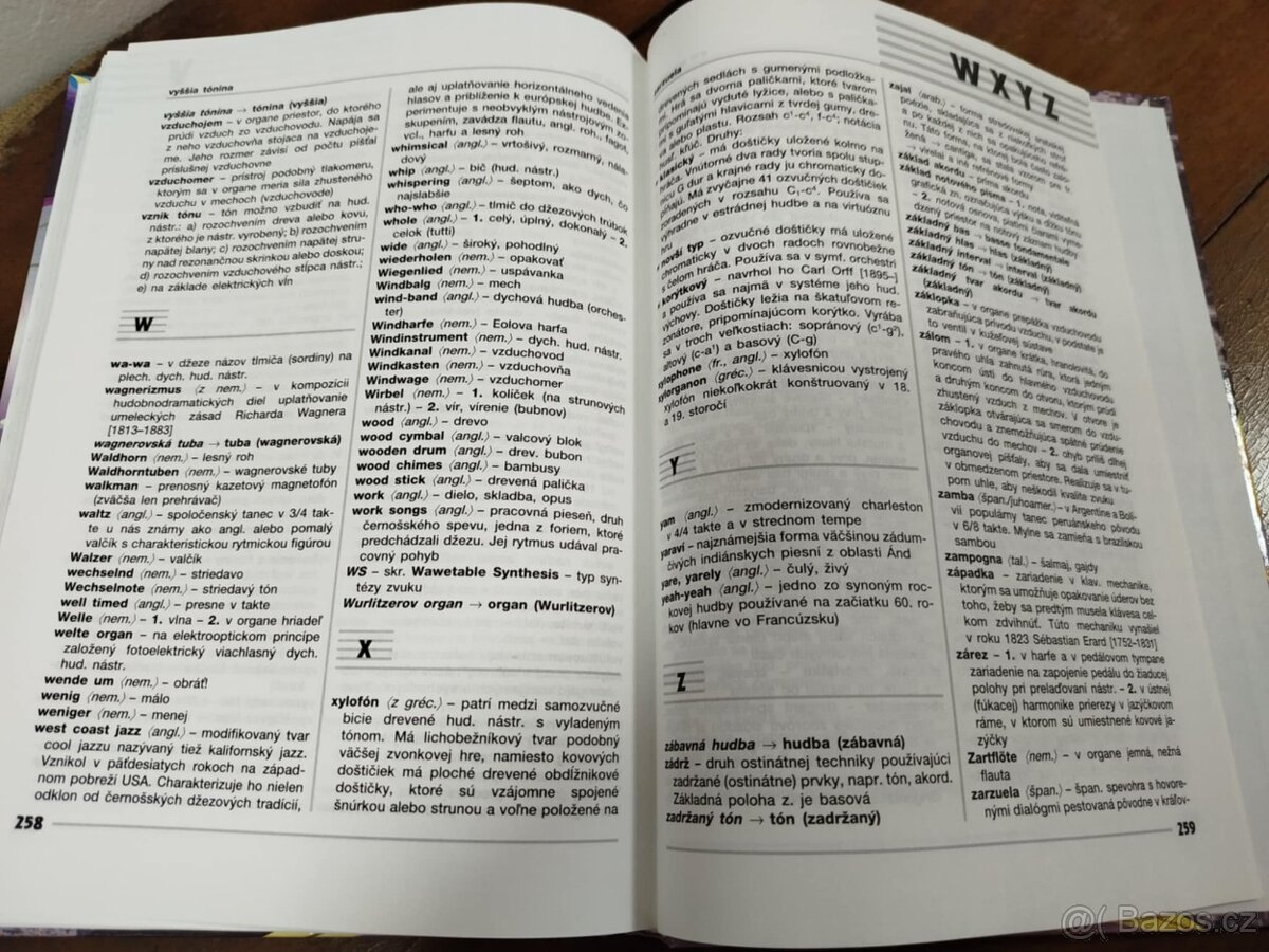 HUDOBNÝ TERMINOLOGICKÝ SLOVNÍK--Jozef Laborecký--počet strán - 7