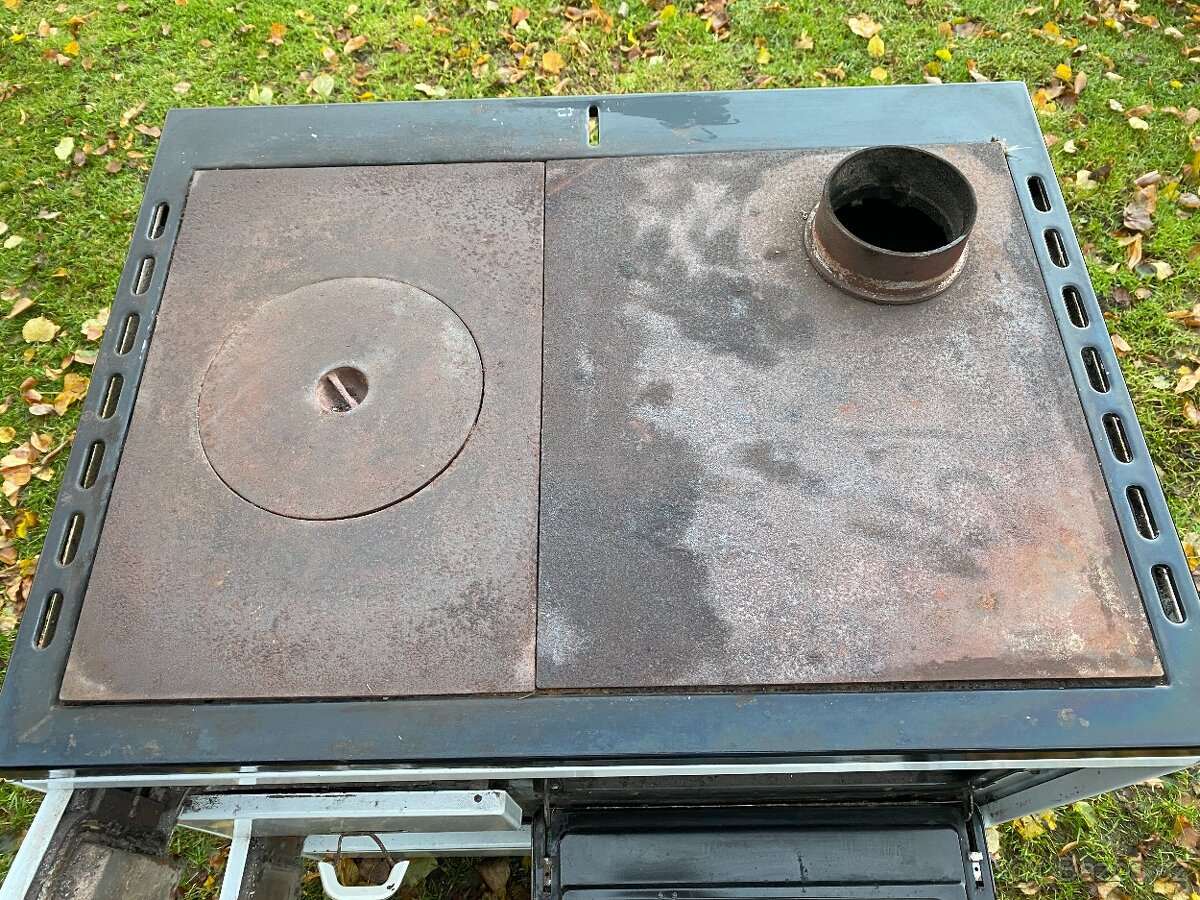 sporák na tuhá paliva kamna sporák trouba topidlo - 7