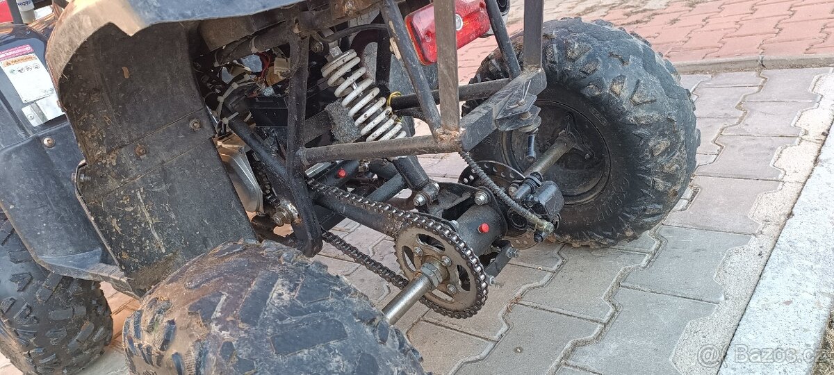 Dětská čtyřkolka 125 cm3 s vlekem - 7