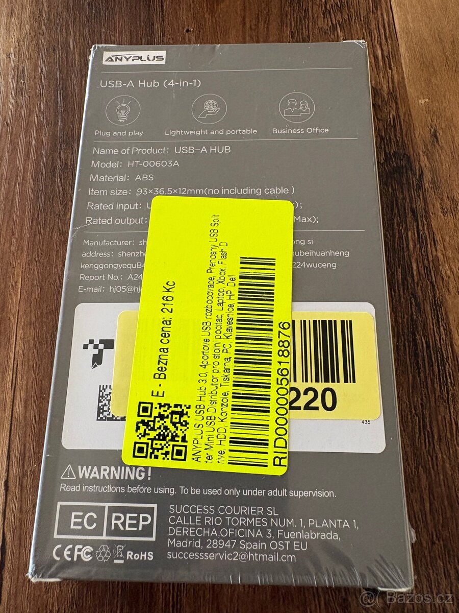 Usb rozbočovač - 4x USB - 7