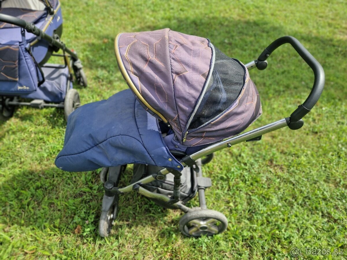 DARUJEME 2x Dětský kočárek JASMINE + ohrádku na zahradu - 7