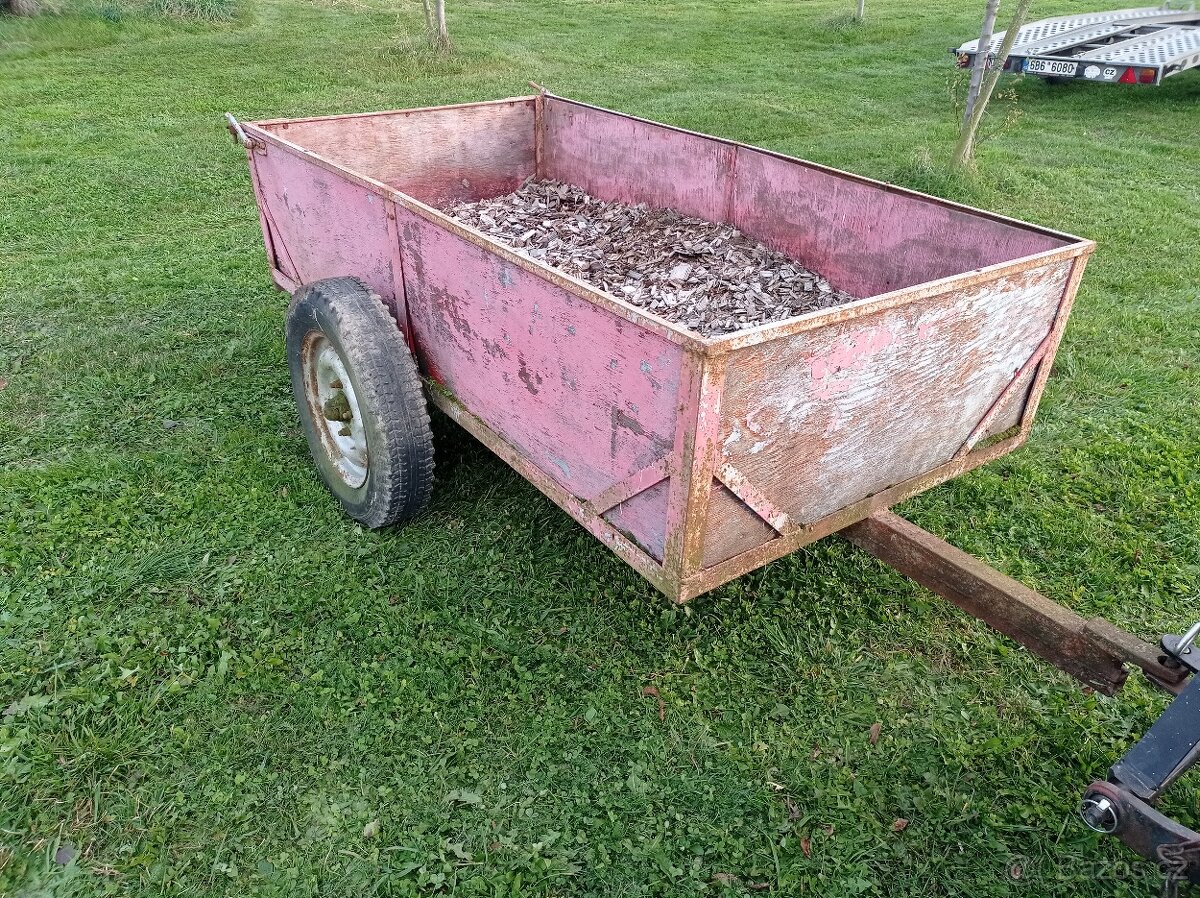 Vlek, vozík za malotraktor - 7
